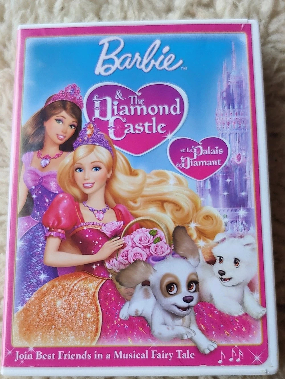 Barbie The Diamond Castle DVD Movie in Pink & Blue